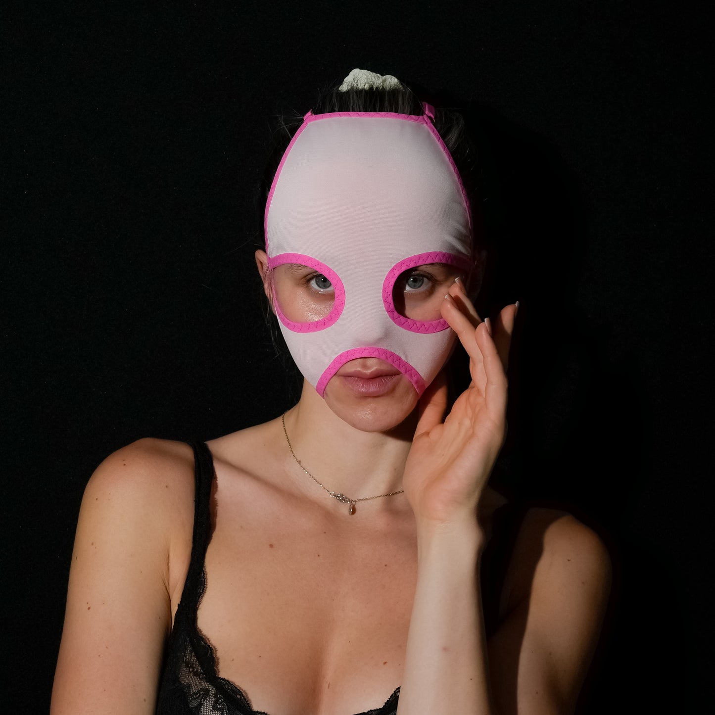 Black Bondage Mask #249