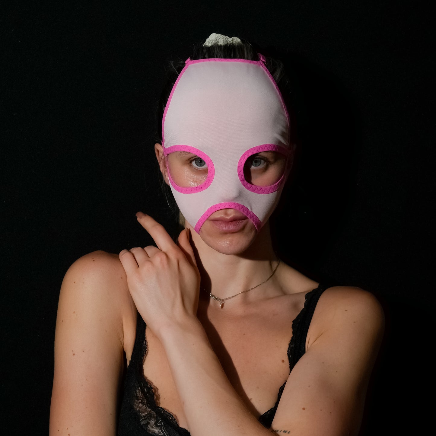 Black Bondage Mask #249