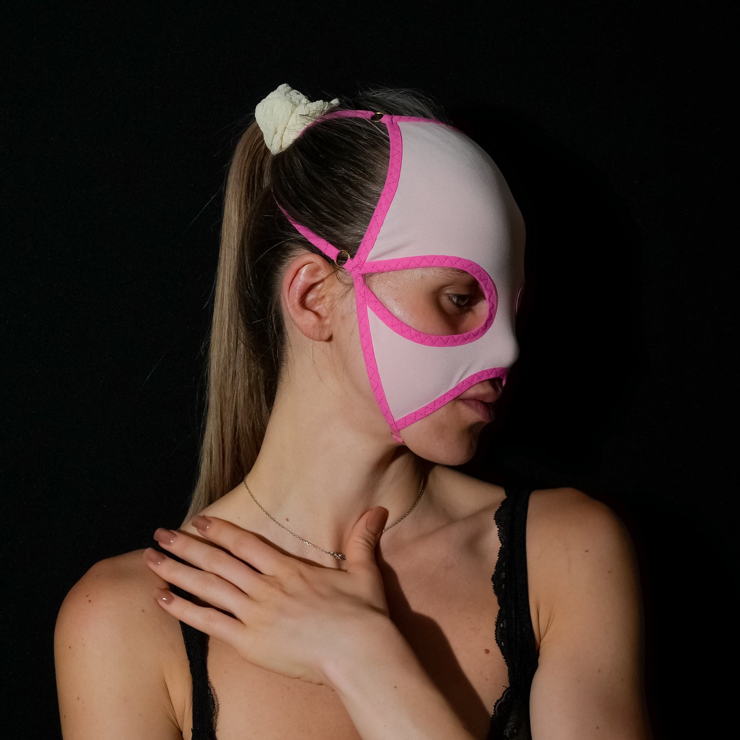 Black Bondage Mask #249