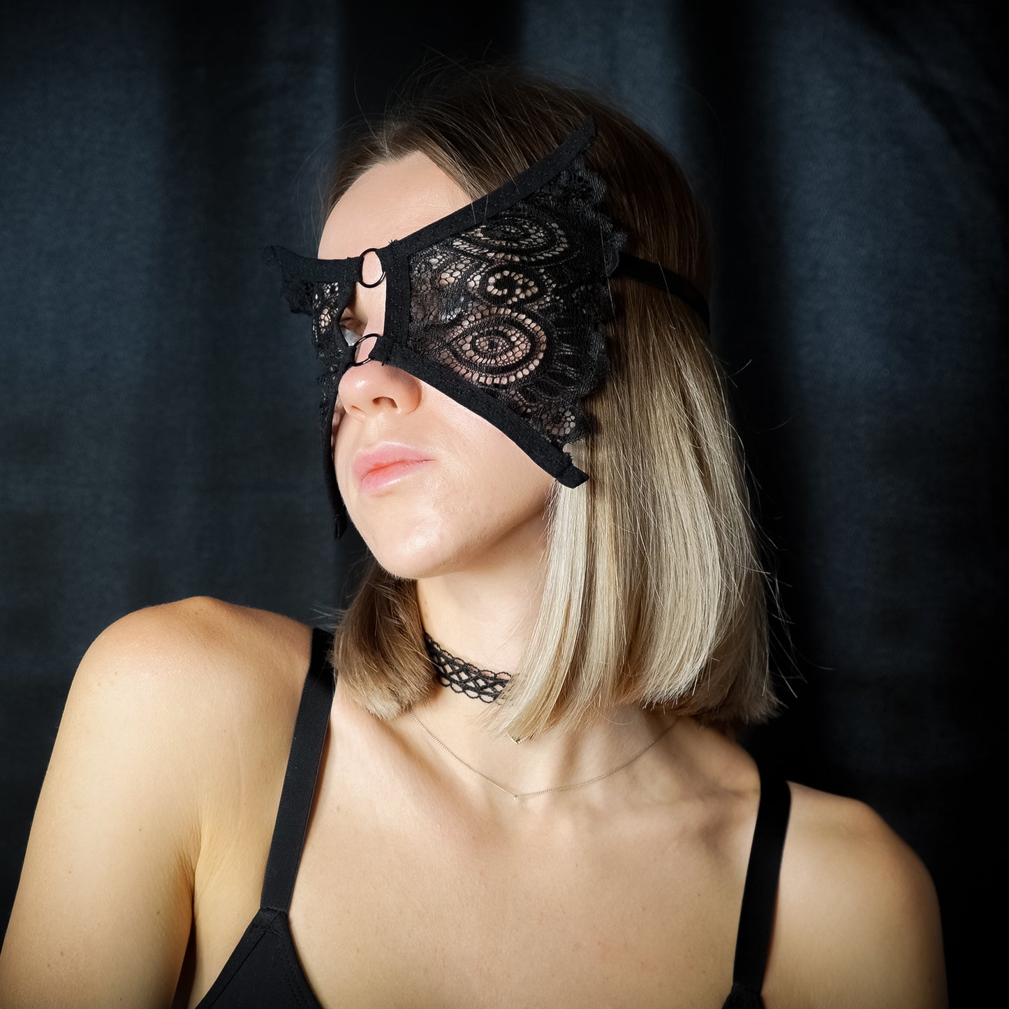Butterfly Mask, BDSM Mask, Carnival Mask, Lace face mask #28