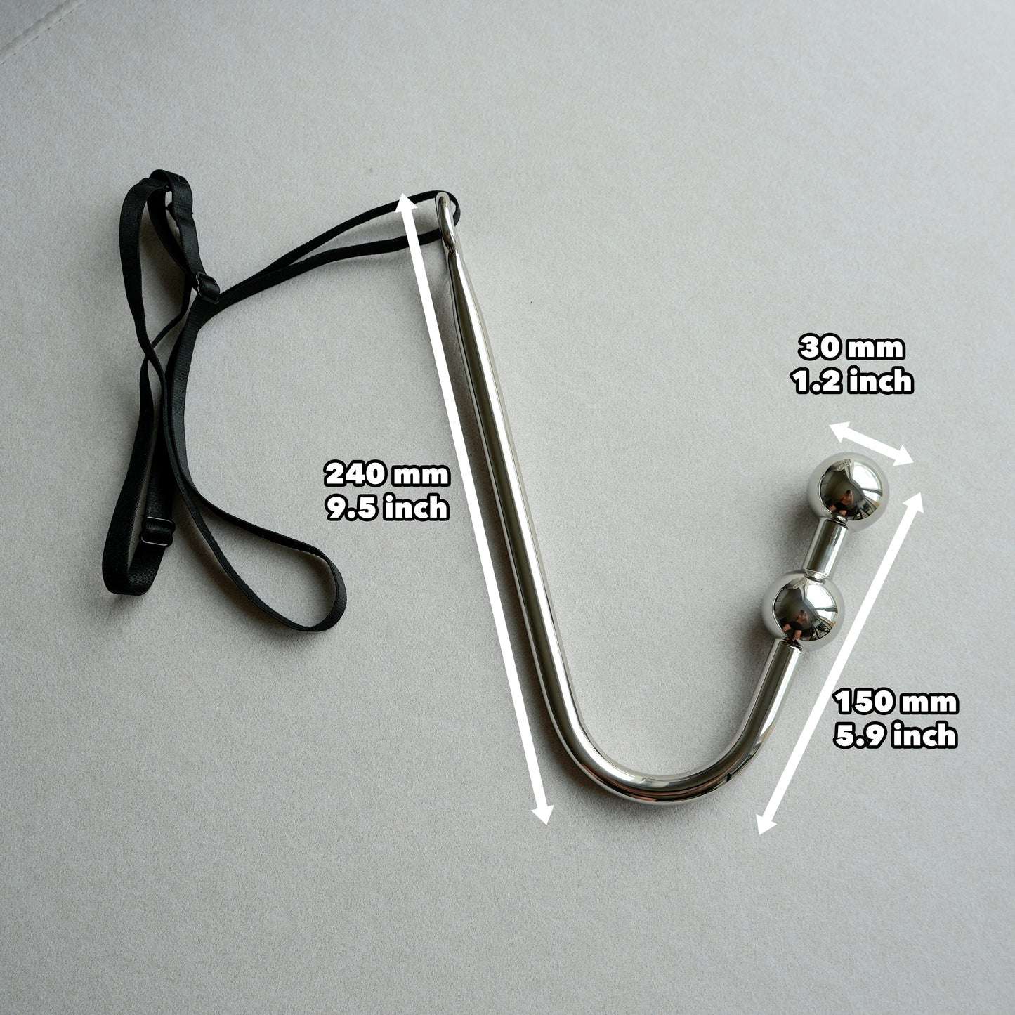 BEADED ANAL HOOK #177