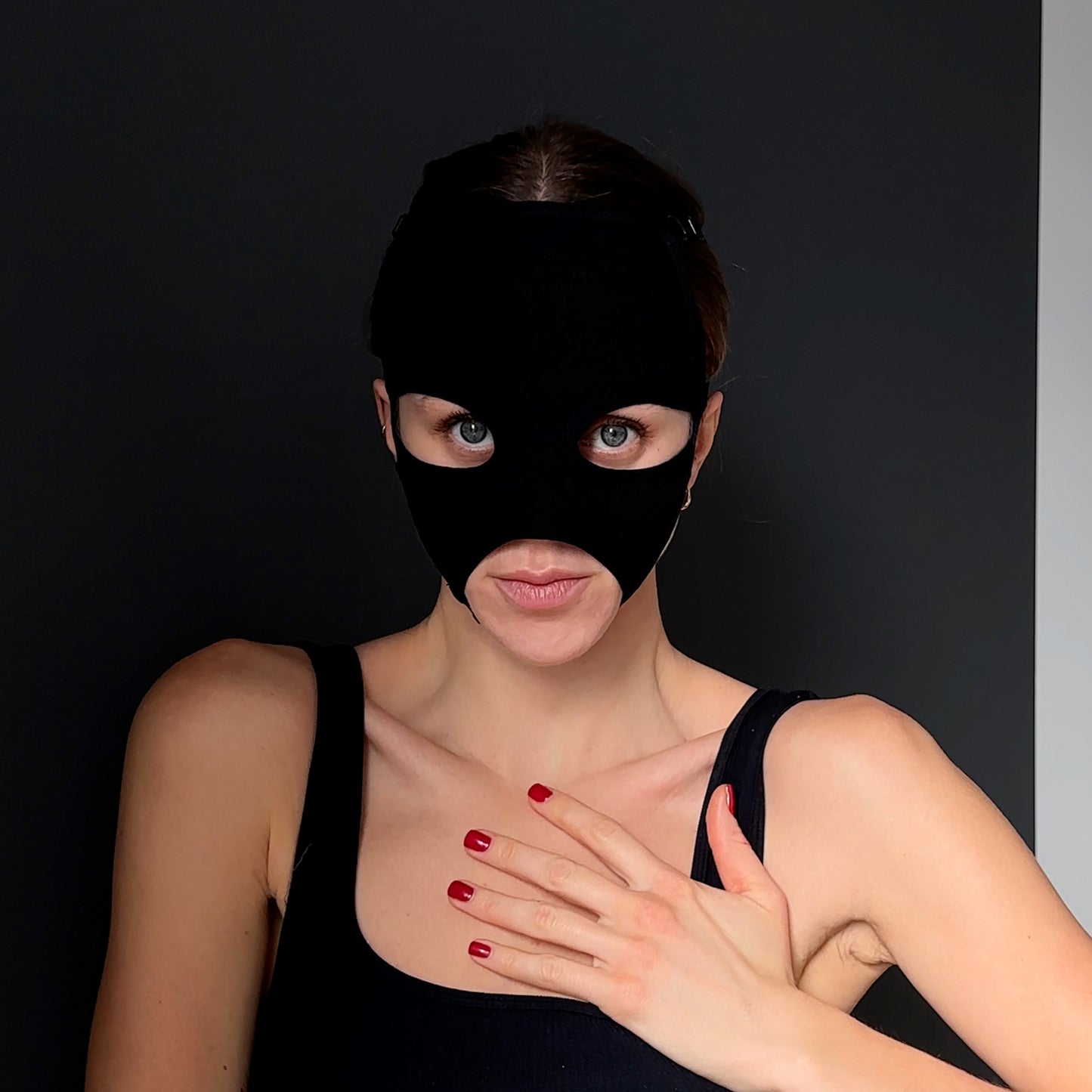 Black Bondage Mask #82