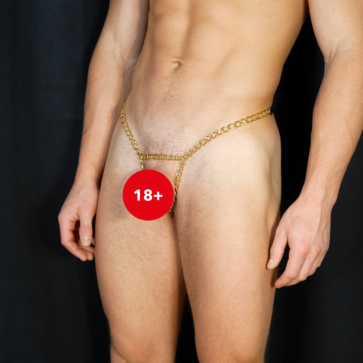 Sexy Men's Underwear CHAIN CROTCHLESS THONGS #17